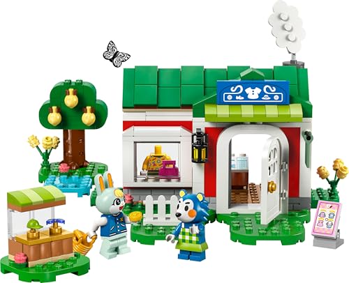 LEGO Animal Crossing Boutique de vêtements des sœurs Doigts de Fée - Jeu de Construction pour Enfants dès 6 Ans passionnés de Jeux vidéo - Jouet Stimulant Le Jeu de rôle 77055