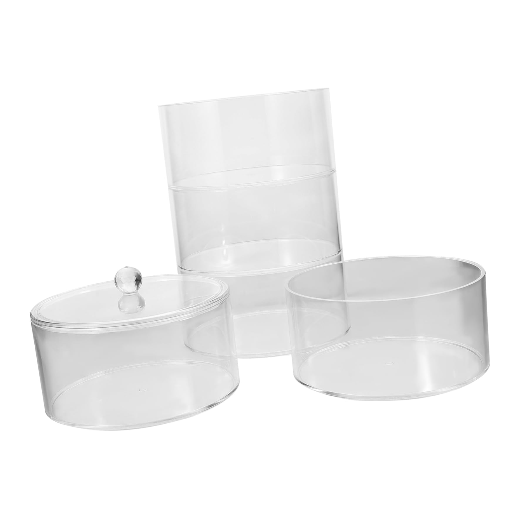 Unomor Multi-Layer Acrylic Organizer Box for Watches Belts Capsules Accessories Display Case Elegant Design for Stylish Storage Easy Access