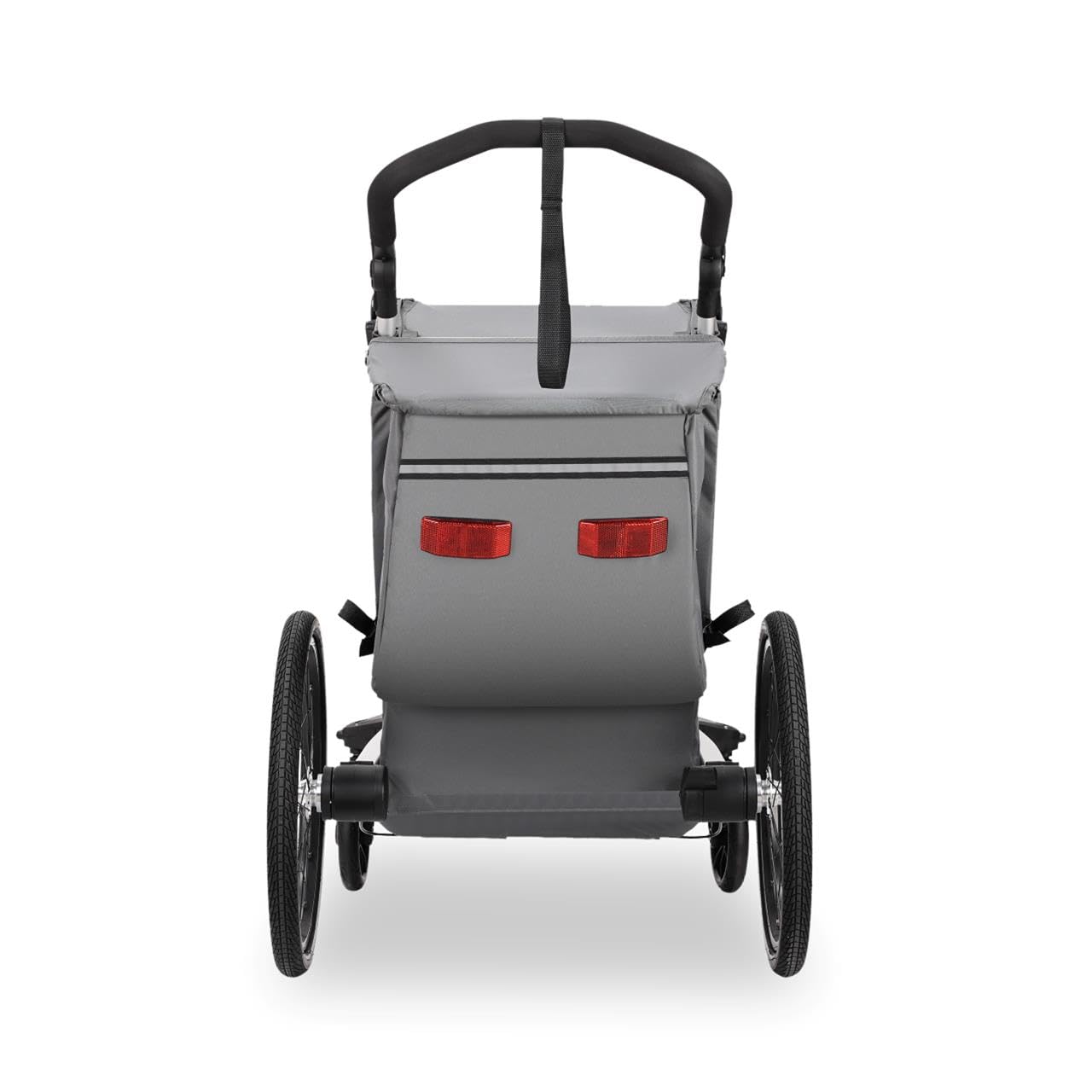FUXTEC Remorque de vélo FX-FA1S pour enfant, poussette de jogging, charge 35 kg, pliable