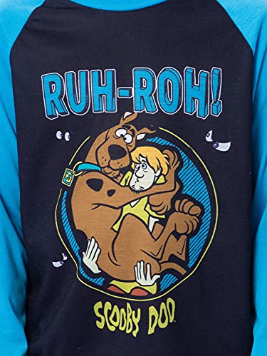 INTIMO Scooby-Doo Boys' Scooby Shaggy Ruh-Roh! Raglan Sleep Pajama Set3