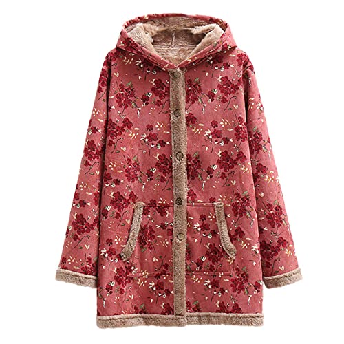 Veste velours côtelé femme style floral pour mi-saison