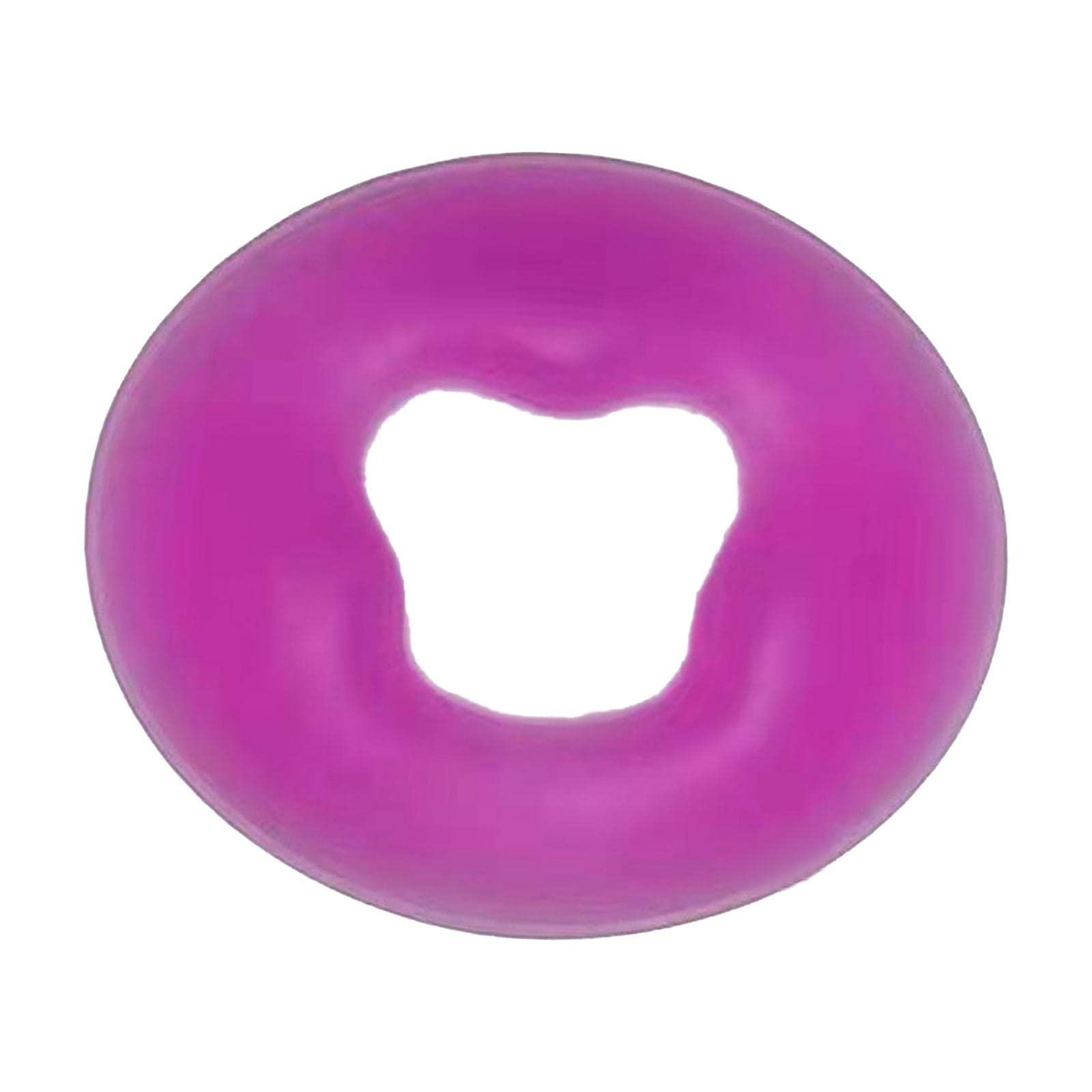 Milageto Suave Masaje Cara Almohada, Silicona Cabeza Cuna Cojín Facial para Masaje, Almohada de Masaje, Viajes, Mujeres, púrpura