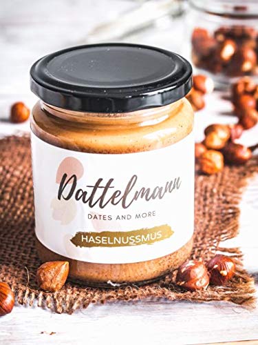 Bio Haselnussmus 250g | Veganes Nussmus | 100% Natürlich & Gesund | Premium Qualität | Vegan | Glutenfrei | Palmyra Delights Cover
