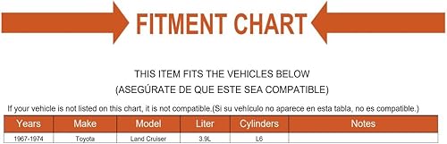 Miniatura 4 de Bomba de agua de refrigeración del motor del radiador se adapta a Toyota Land Cruiser 3.9 FJ40 FJ55 67-1974