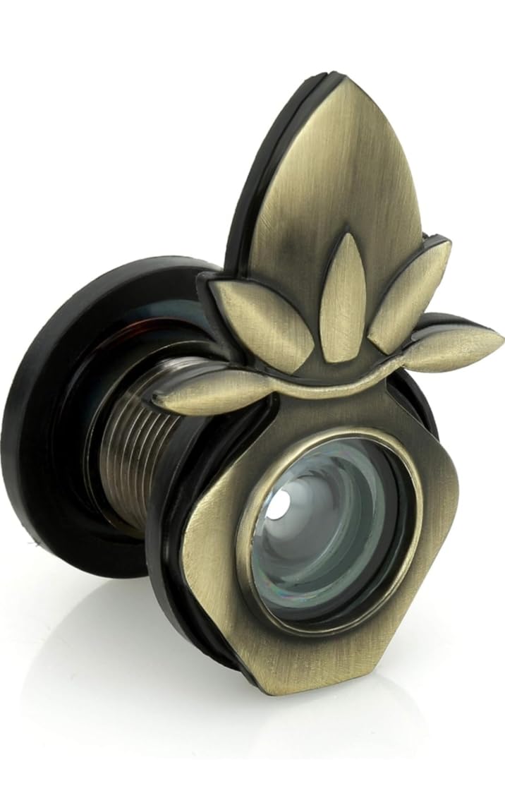 Kalash Brass Standard 180 Degree Angle Door Eye Viewer Peephole Door thikness 20 mm to 38 mm, 25mm Door Hole Color (Brass Antique) for Home Security (1, Antique Gold) (B0DFQB6JQJ) Amazon Price History, Amazon Price Tracker
