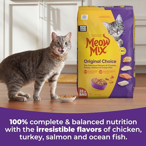 Meow Mix Original Choice Dry Cat Food, 22 Pound Bag - Image 7