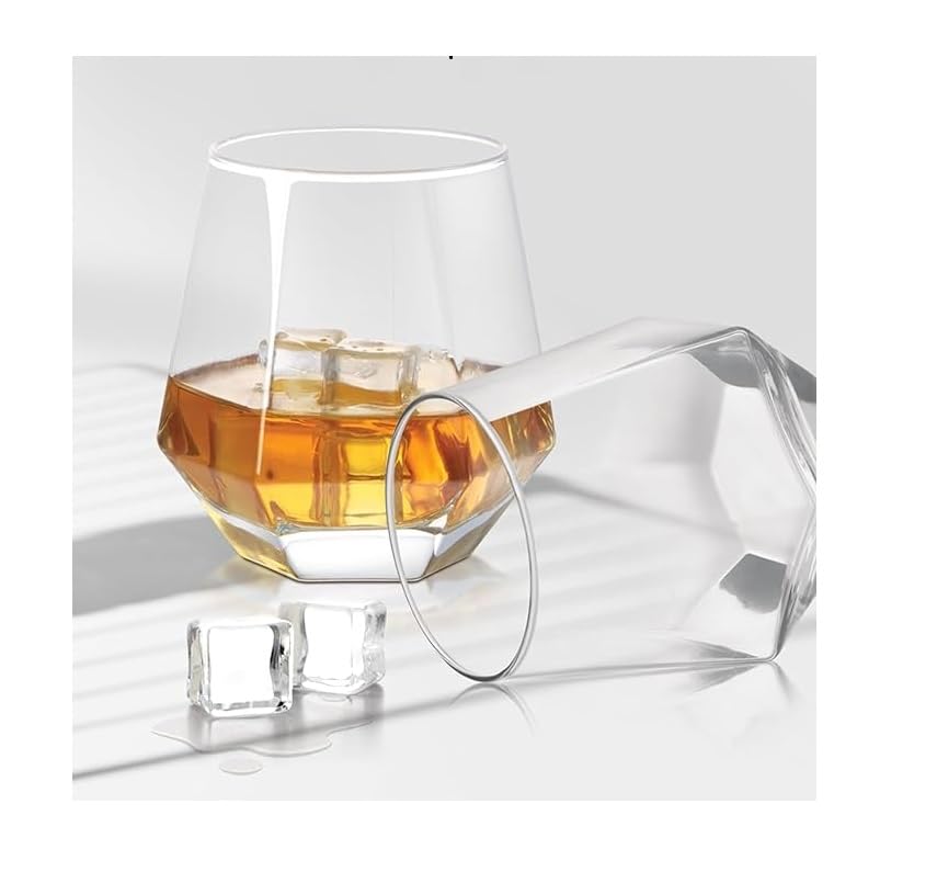 Image of European 310 ml Aquatic Glasses Set of 6 pcs - Tall Drinking Glasses for- Water, Juice, Colddrink, Mojito, Cocktail, Lead-Free, Perfect for Home, Restaurants and Parties an