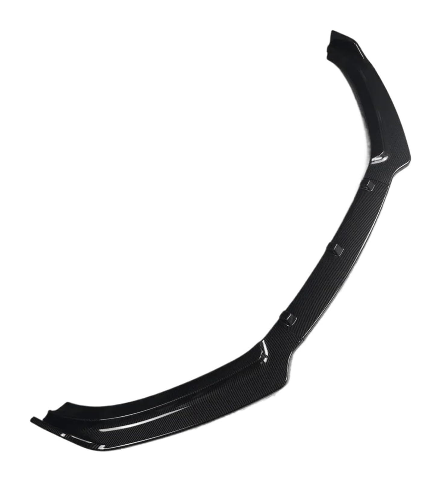 Spoiler avant Audi A4 B8 2012-2016 aspect carbone contre rayures bas