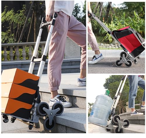 Carretilla plegable con ruedas para subir escaleras miniatura 3