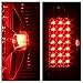 ACANII - For 1999-2007 Ford F250 F350 F45 SD 1997-2003 F150 Red LED Tail Lights Signal Lamps