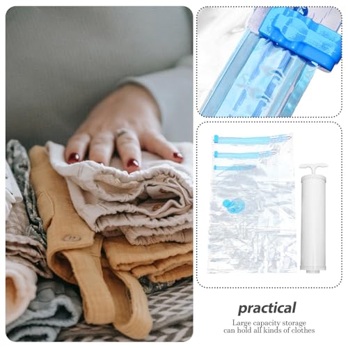 Bolsas de vacío ahorradoras de espacio para guardar ropa y edredones 8