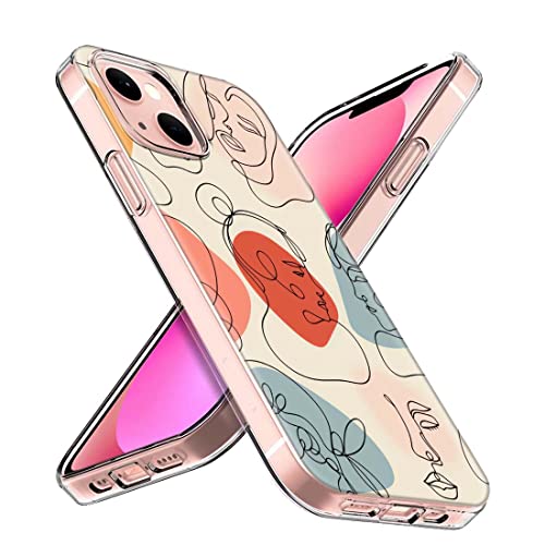Fashionury Silicone Designer Printed Back Case Cover for Apple iPhone 13-D0090- Best and cheap mobile covers in India