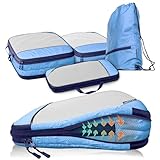 💯 POLYVALENT - Sac à dos à cubes de rangement (Packing Cubes Backpack) pour tes aventures à Bali, organiseur de valise pour ton city trip avec une valise ou accessoires de camping pour ton voyage en camping-car - Cubes de rangement pour valise