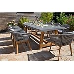 Gartenmöbel-Set Veltis Akazienholz & Polystone