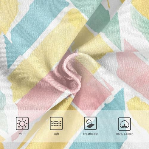 KLL Jamaican Color Zigzag Pattern Baby Boys Soft Briefs Underwear Breathable Children Panties3