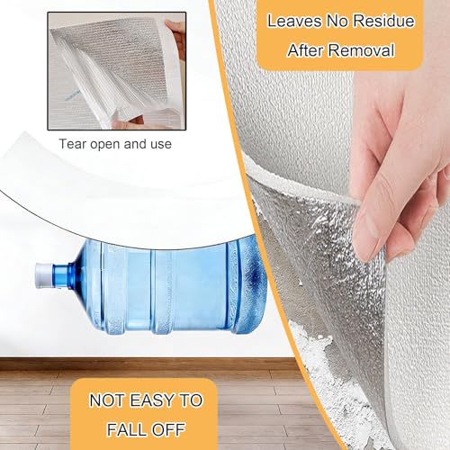 Papier peint autocollant isolant 5mm pour masquer un mur abîmé - 5