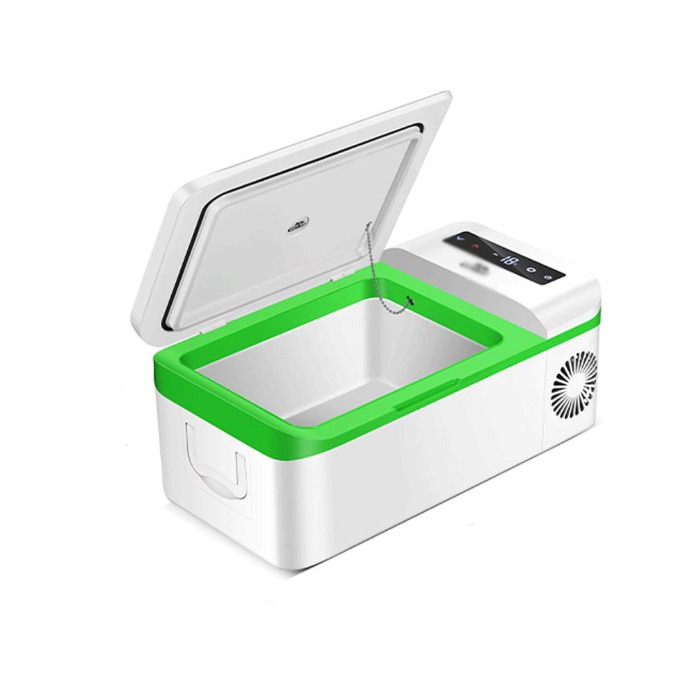 Mini Frigorifero Portatile con compressore 15 Litri, congelatore Compatto per Frigorifero per Auto di Piccole Dimensioni, congelamento del compressore -64 ° F, 12 V/24 V/110~220