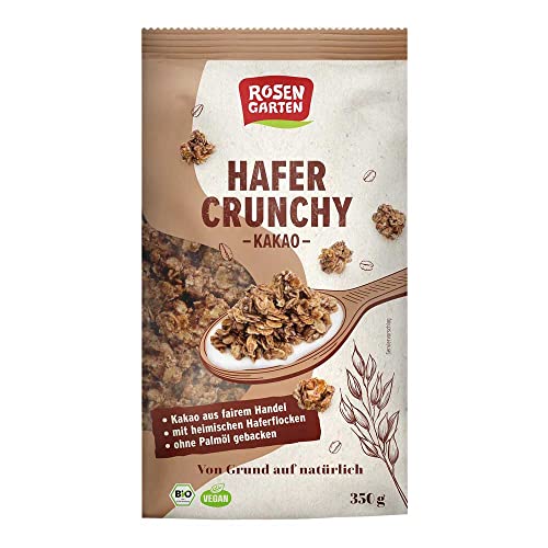 ROSENGARTEN Hafer-Crunchy, Kakao, 350g (1er Pack)