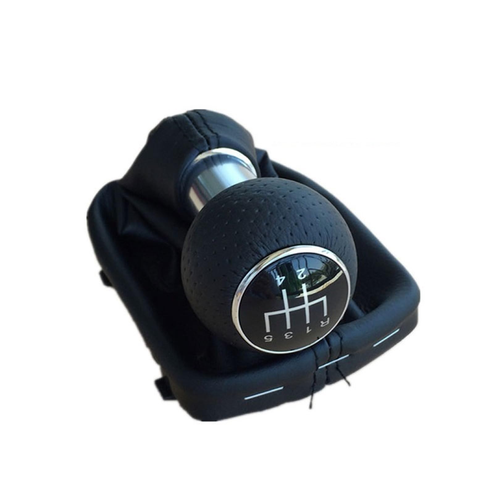 GXQKLSU Gear Shift Knob for A3 8L 1.6 Liter 1996 1997 1998 1999 2000 2001 2002 2003 Car Gear Shift Knob 23mm Manul Gear 5/6 Speed Car Parts(5speed)