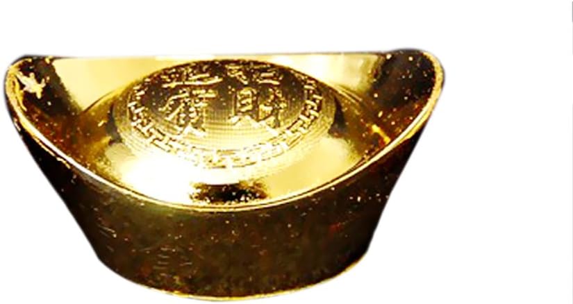 Jade Market Hong Kong Decorative Royal Gold Ingots Figurine