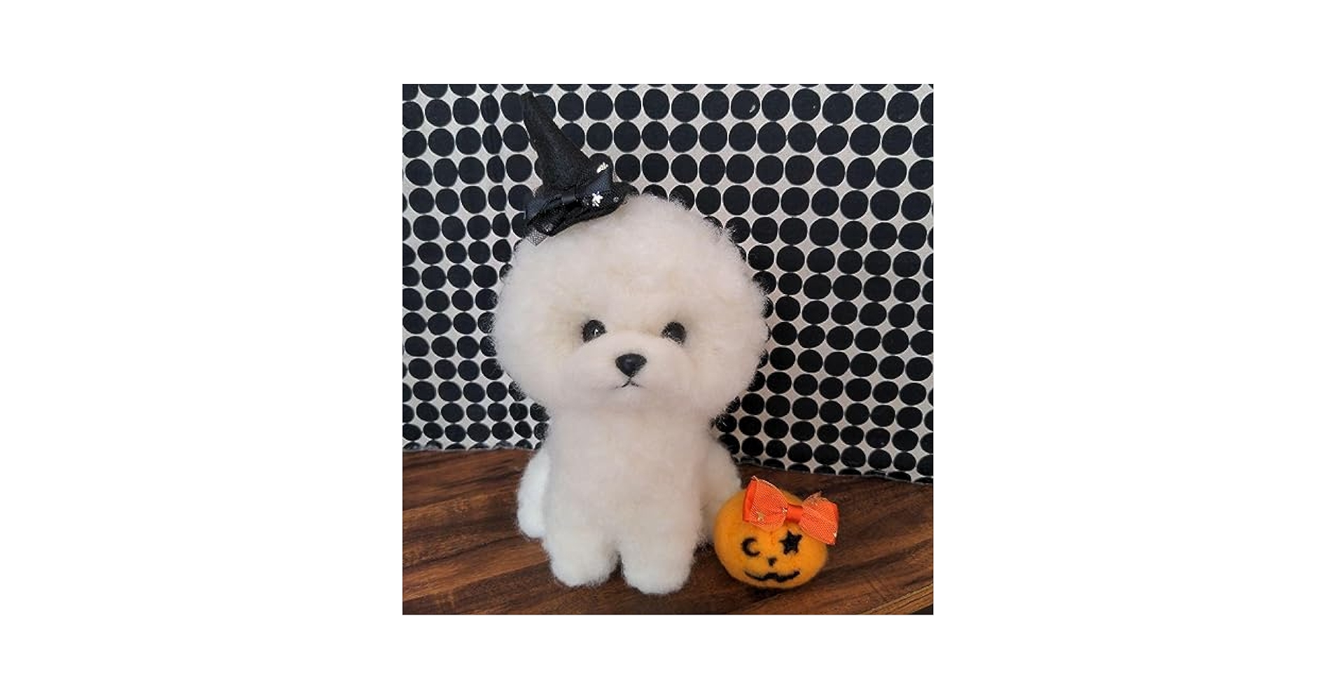羊毛フェルト　ビションフリーゼ Yahoo!オークション - 羊毛フェルト 犬 ビションフリーゼ