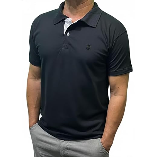 Camisa Gola Polo Masculina Slim Fit Casual Esporte Algodão toqref