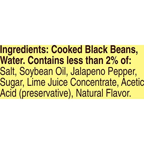 Image of Old El Paso Black Bean Refried Beans, 16 oz, 12 Pack | 6g Fiber per Serving, Ready in Minutes On Stovetop or Microwave, Use in Tacos, Nachos, Burritos, or as a Side Dish