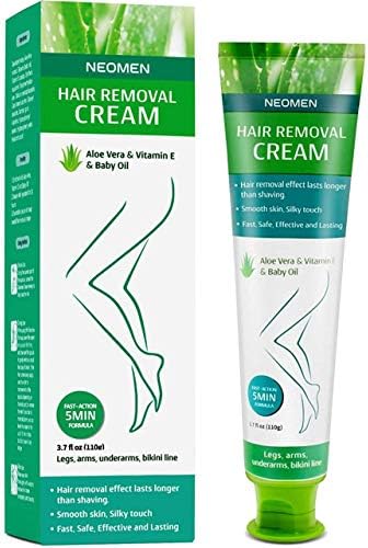 Neomen Hair Removal Cream, Hair Remover for Women - Premium Depilatory Cream - Skin Friendly Painless Flawless Hair Remover For Sensitive Formula, Suitable for All Skin Types