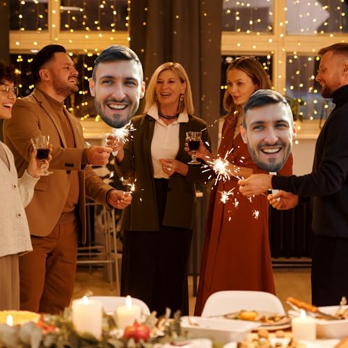 image for EZISHIPS Custom Cutout Big Head Stick, 9 size options, Hand-Hold Fun F