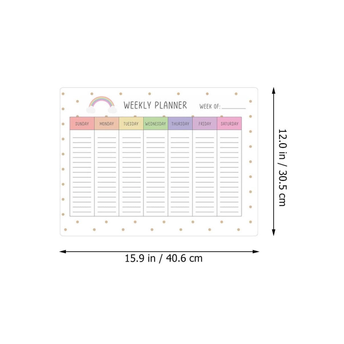 5 Set lavagnette cancellabili pianificatore settimanale planner giornaliero daily planner magneti vegetali magnete bacheca con messaggi chiari lavagna magnetica per parete stoffa DIYEAH