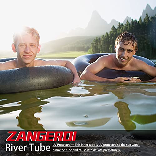 River Tube for Floating Heavy Duty Rubber Snow Tube | River Tube, Sledding Float | Pool Closing Inner Tube | Truck Inner Tubes (49") - Thumbnail 4
