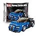 Block Builder Bugatti Racing Car Building Block Set (237 Pieces). Racing Car Building Blocks for Kids and Adults (Blue)