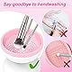 TARSHYRY Pinselreiniger Make Up,Elektrische Make up Pinsel-Reinigungsmaschine, Rotierender, Automatischer, Geräuscharmer Hochgeschwindigkeits Kosmetikpinsel Trockner für Pinsel Aller Größen