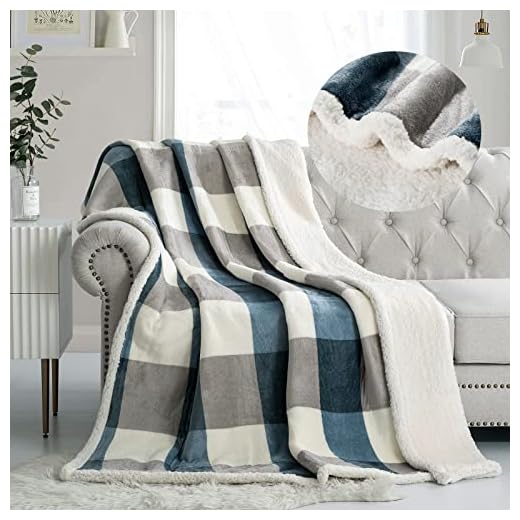 Luxurious PU MEI Sherpa Fleece Throw Blanket