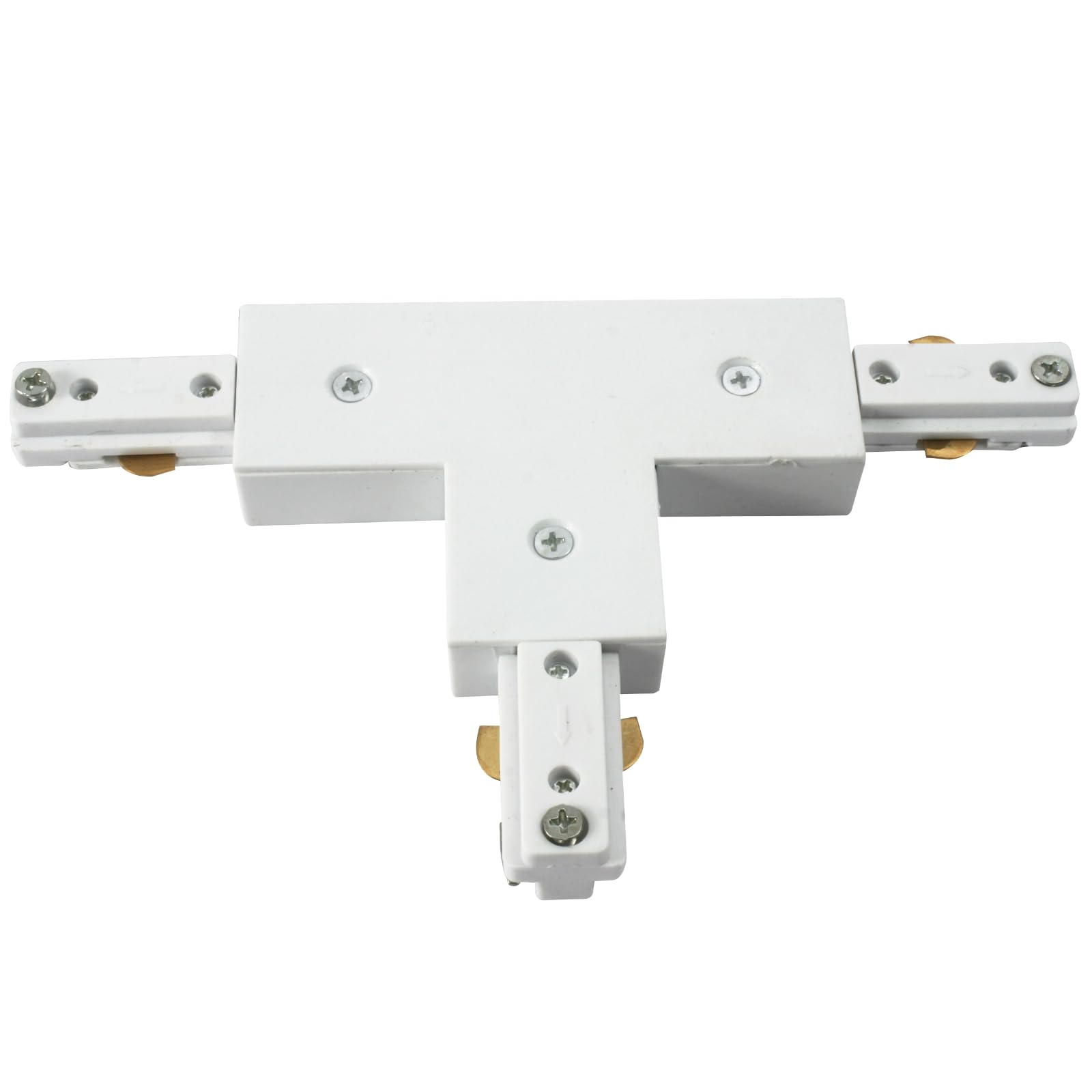 Knightsbridge 230V Track T-Connector - White