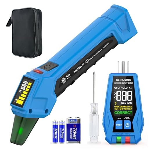 Circuit Breaker Finder & GFCI Outlet Tester for 90-135V AC Circuits