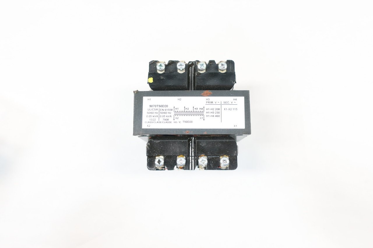 SQUARE D 9070T50D20 Voltage Transformer 1PH 50VA 230/460V-AC 115V-AC D604626