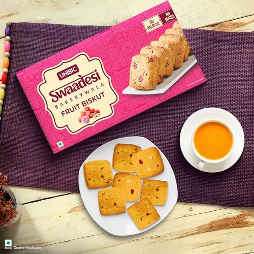 Image of Unibic Swaadesi Fruit Bakery Biscuits - No Maida, No Palm Oil |Bakery Biscuits I 200 gm