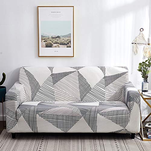 Housse de canapé protection anti-rayures et élastique pour grand salon