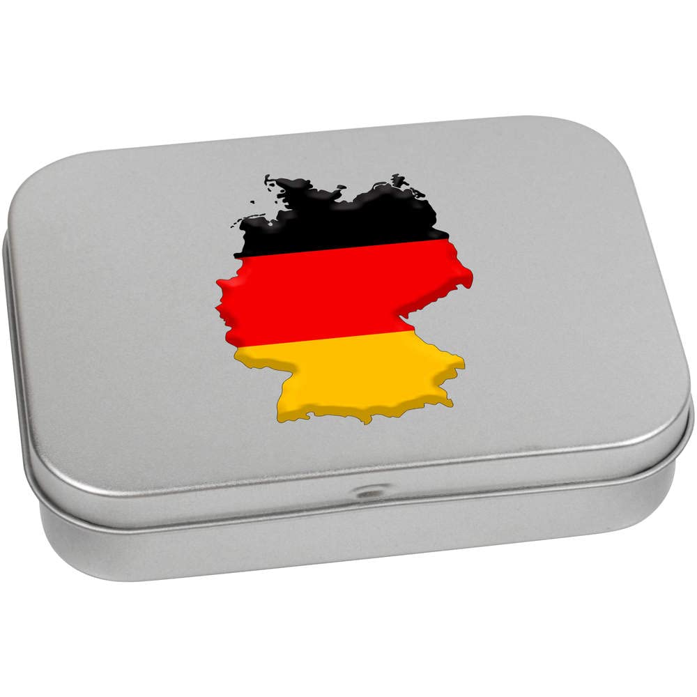Azeeda 110mm 'Germany Country' Metal Hinged Tin/Storage Box (TT00166775)
