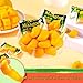 Peelable Gummies, Gummy Candy Mango, 4D Gummies Peely Fruity Filled Candy Snacks, Novelty Christmas Candy-200g
