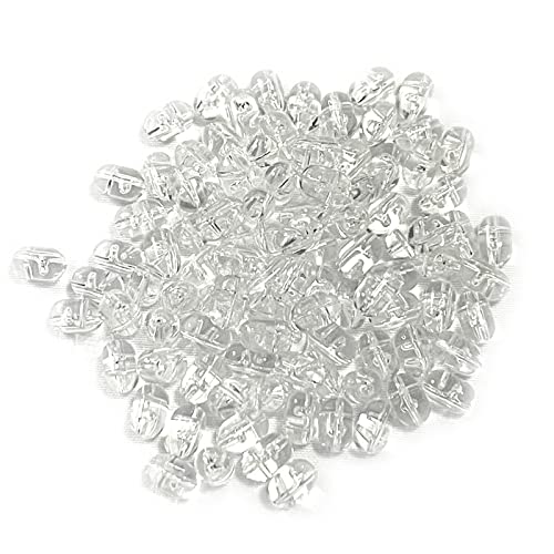 S-NET 絡み 止め オーバル ドリル 楕円 ビーズ 回転 仕掛け 釣り フィッシング 糸 道具 100個 入り SN-342-TB 5.0mm x 8mm