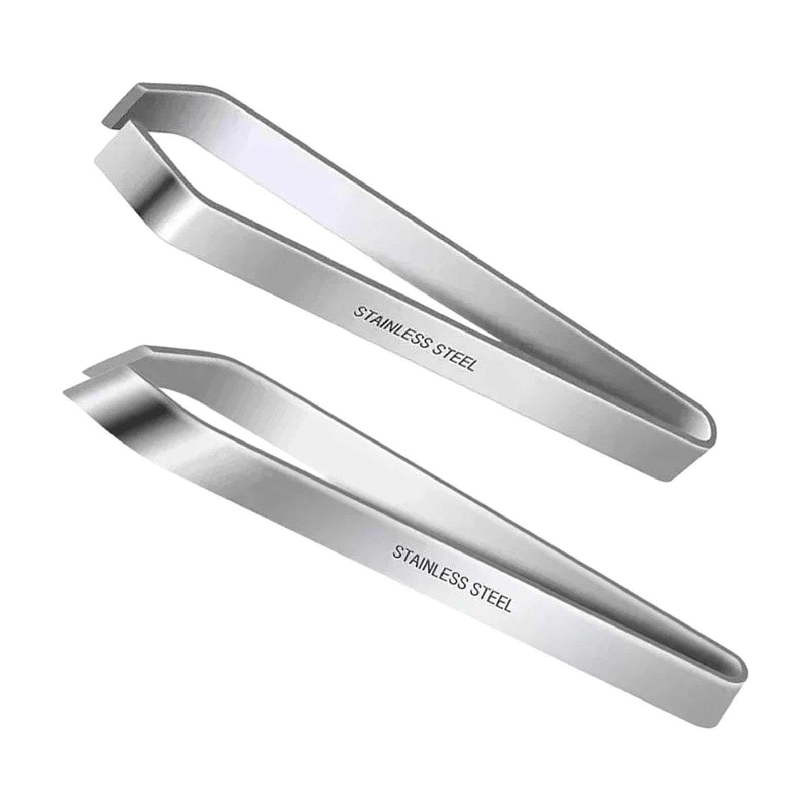 2X Fish Bone Tweezers Manual Portable Plucking Flat and Slant Tweezers|Home & Garden | Kitchen, Dining & Bar | Kitchen Tools & Gadgets | Peelers-image-4