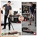 MAVRIZ Stainless Steel Concrete Brush with Long Handle - Heavy Duty Deck Brush for Concrete Cleaning, Outdoor Broom for Moss Removal, Wire Brushes for Scrubbing Patios, Driveways & Pools