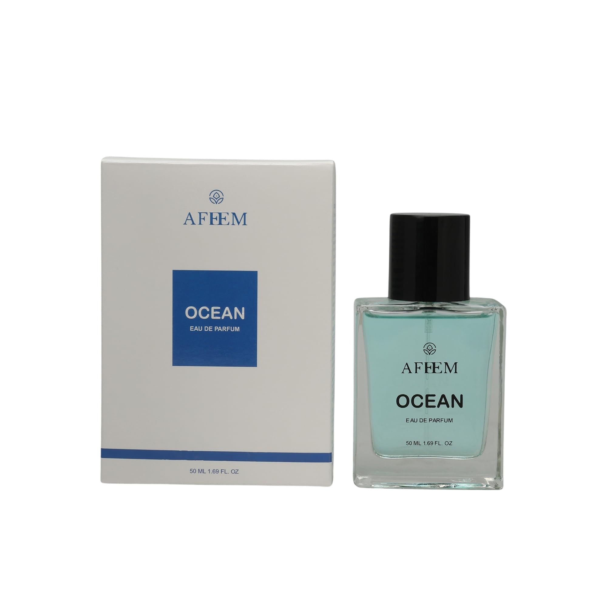 AFEEM Ocean Eau De Parfum for Men & Women - Long Lasting, Luxury Fragrance Mist Spray, 50ml Perfume Bottle-image-10