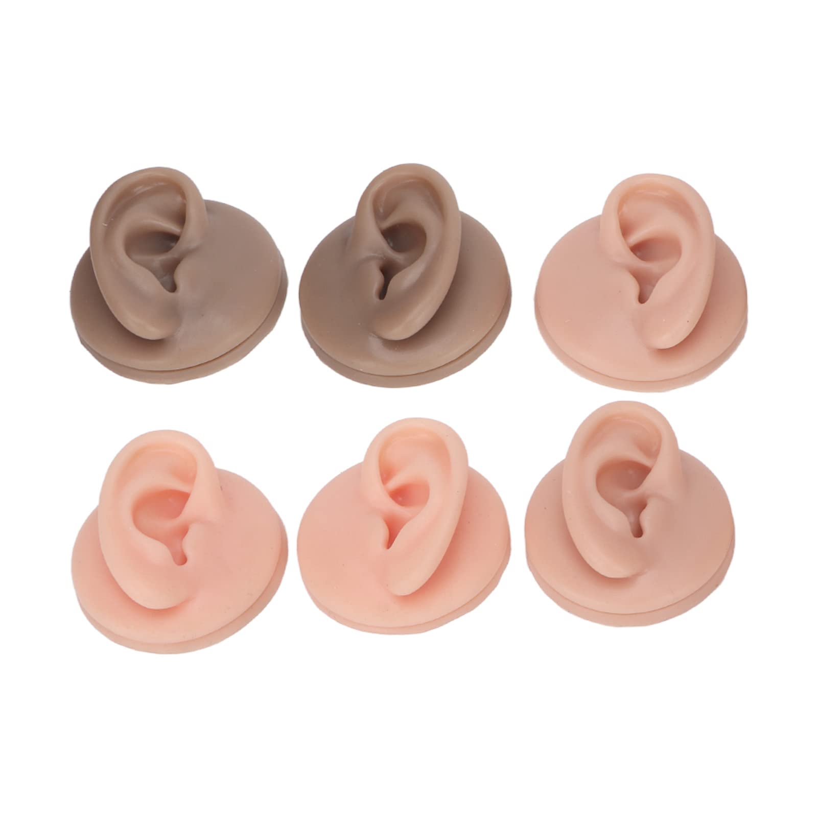 Oreja de silicona suave para aprender piercing sin dañar tus pendientes 8