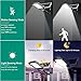 Gebosun Solar 60W Solar Street Light & Solar Flood Light, IP65 Waterproof, Dusk to Dawn Security Area Light, 18000 Lumen, 6,000K, Pole-Mounted & Wall-Mounted