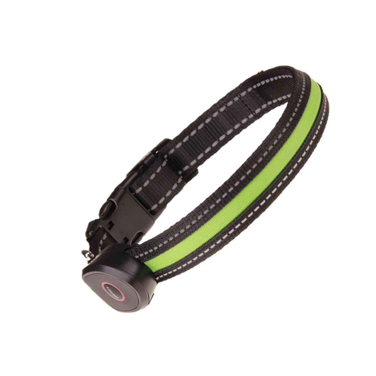 Kisangel Collar para Perro con 3 Luces Led Recargables Seguridad para Caminar De Noche Tamaño Ajustable