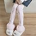 PTILSERY Fashion Leg Warmers Cable Knit Ripped Socks for Child Leggings School Uniform Accessories Flared Bottom Leg Covers