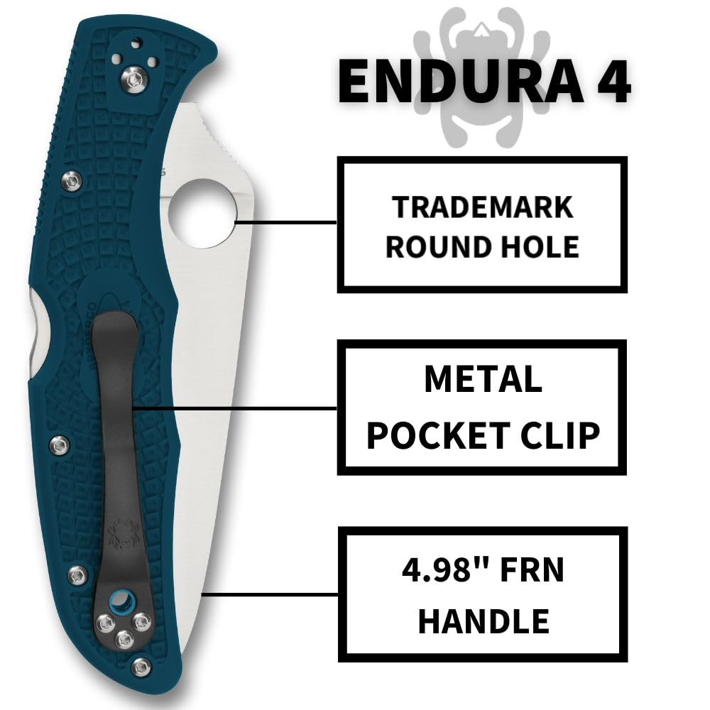 Endura 4 Lightweight K390 - Mango: FRN* Acero: K390 Microclean - Filo: SpyderEdge